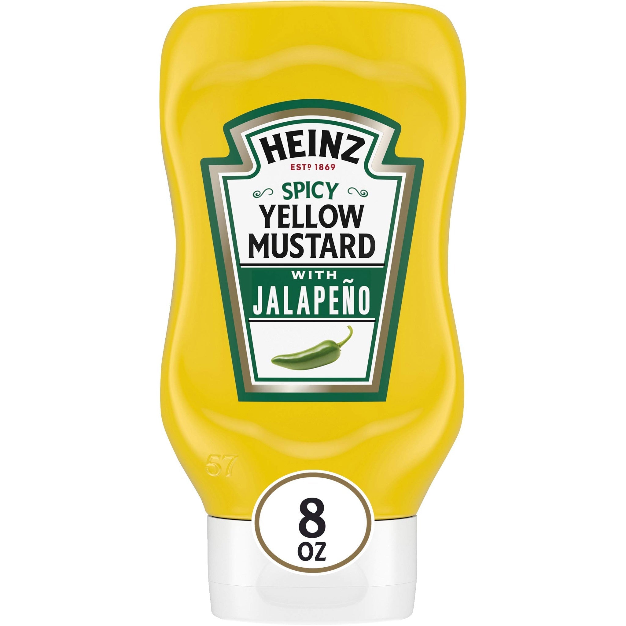 Heinz Spicy Yellow Mustard Jalapeno (8 oz)