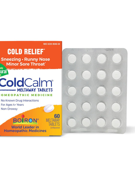 Boiron ColdCalm Cold Relief Tablets (60 Count)