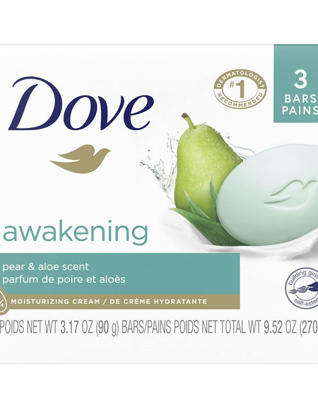 Dove Beauty Bar Gentle Skin Cleanser (3.17 oz, 3 Pack)