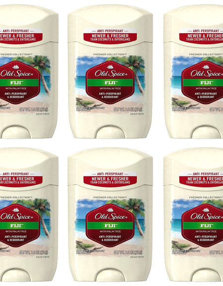 Old Spice Antiperspirant Deodorant Fiji (2.6 oz, 6 Pack)