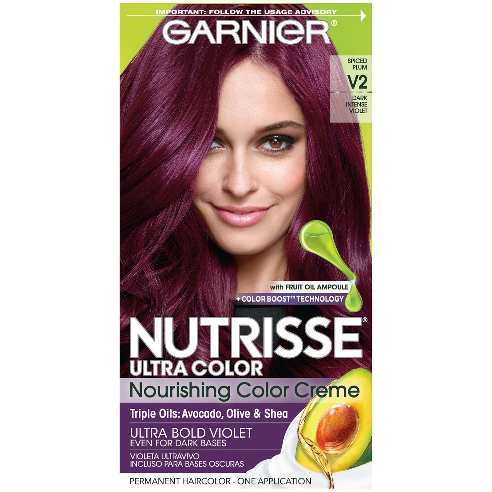 Garnier Hair Color V2 Dark Intense Violet (1 Count)