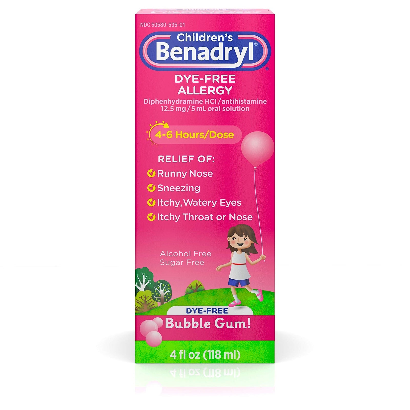 Children’s Benadryl Allergy Relief Bubble Gum (4 oz)