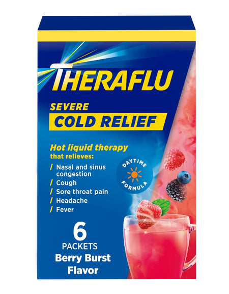 Theraflu Daytime Severe Cold & Cough Powder (6 Packets)