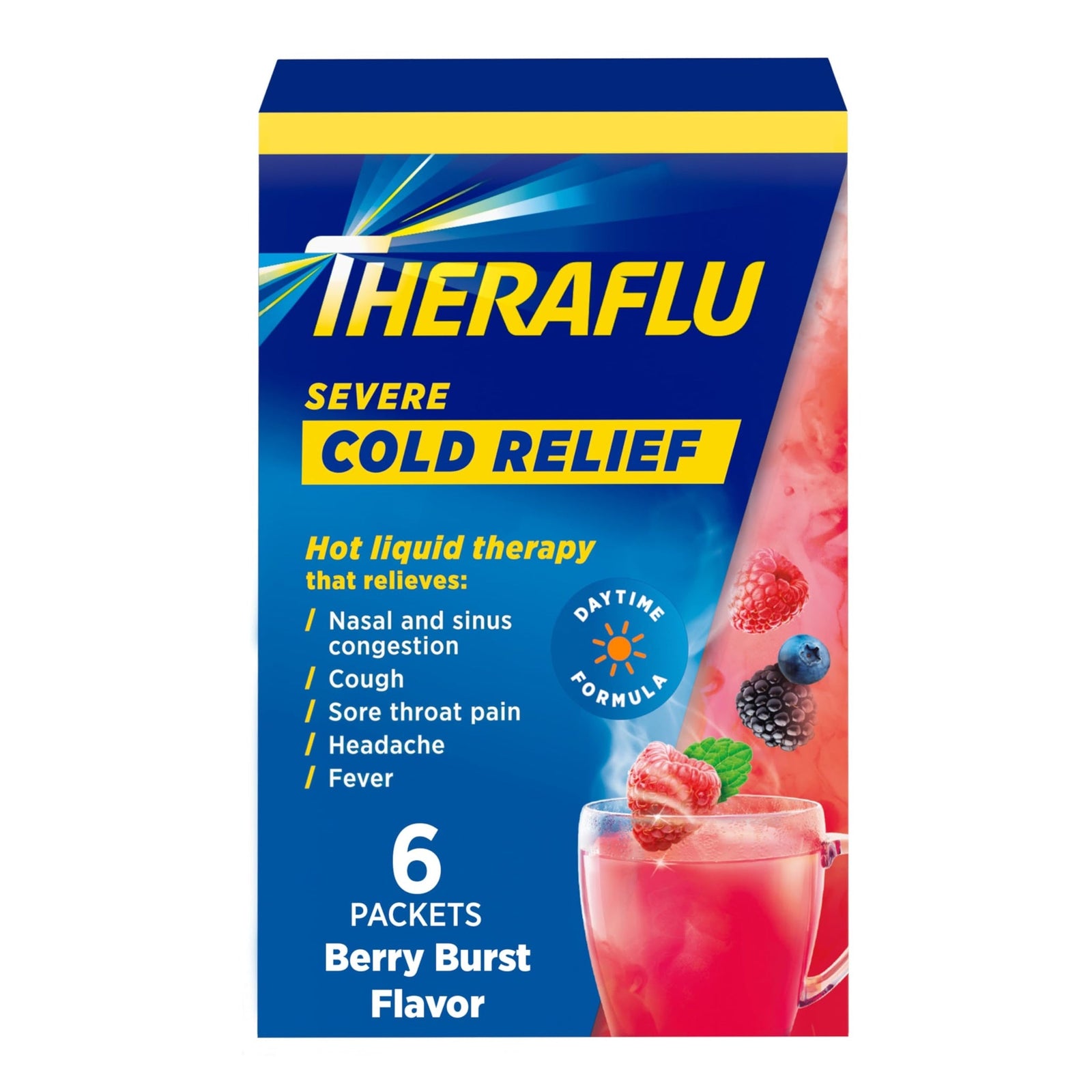 Theraflu Daytime Severe Cold & Cough Powder (6 Packets)