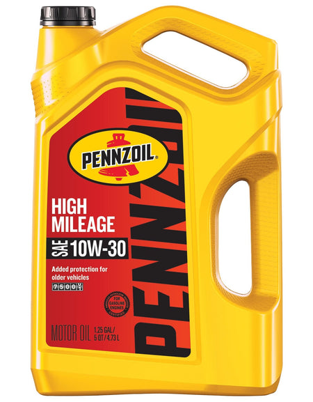 Pennzoil High Mileage Motor Oil 10W-30 (5 Quart)