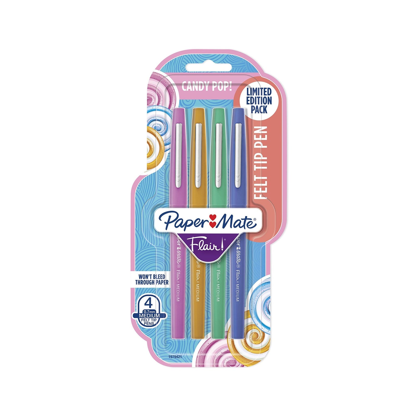 Paper Mate Flair Felt Tip Pens Candy Pop (4 Pack)