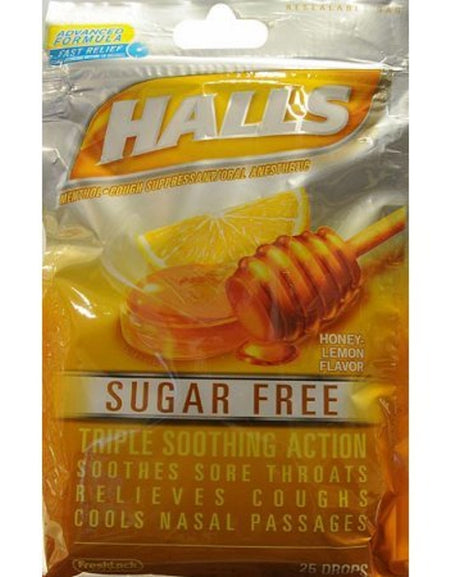 Halls Cough Drops (25 Drops)