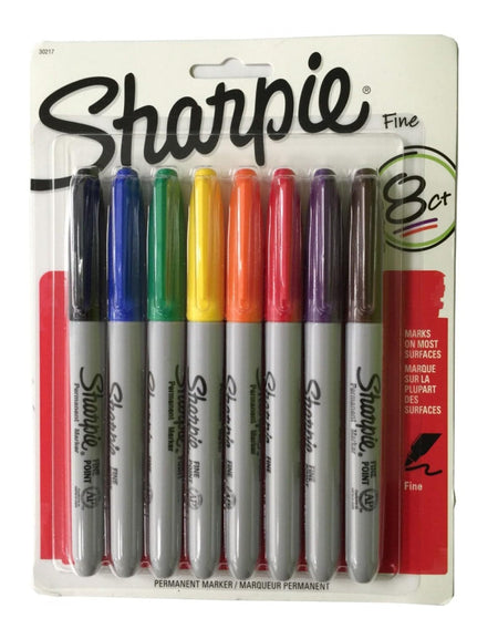 Sharpie Permanent Markers (8 Pack)