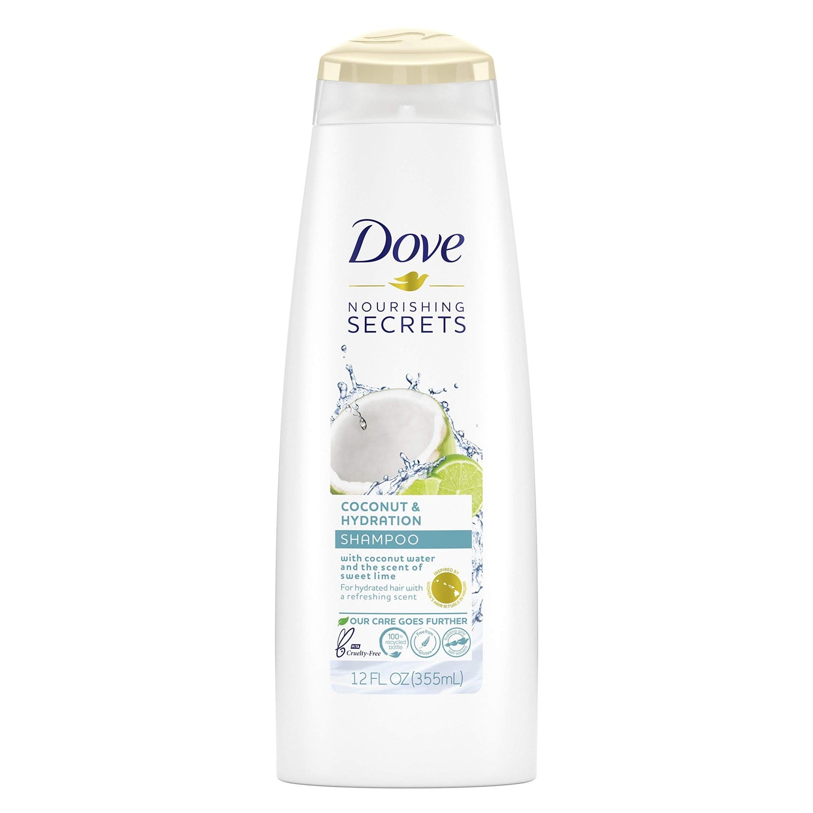 Dove Coconut & Hydration Shampoo (12 oz)