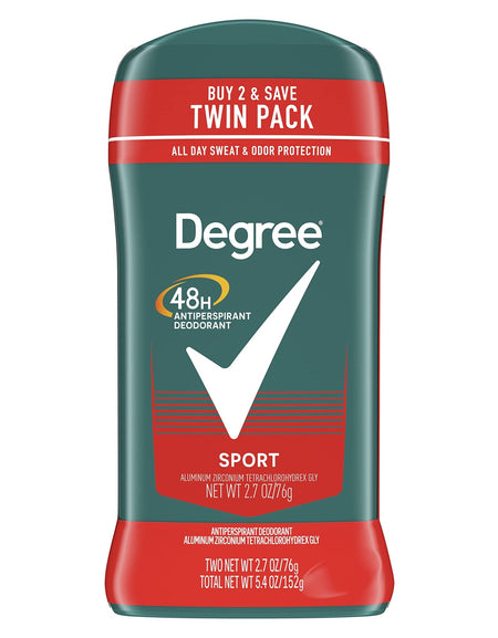 Degree Men Sport Deodorant (2.7 oz, Twin Pack)