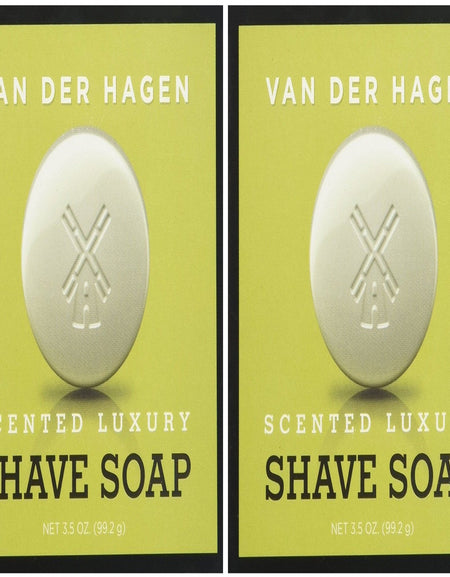 Van Der Hagen Shave Soap (3.5 oz, 2 Pack)