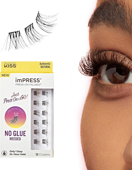 KISS imPRESS Falsies Eyelashes (12 Clusters)