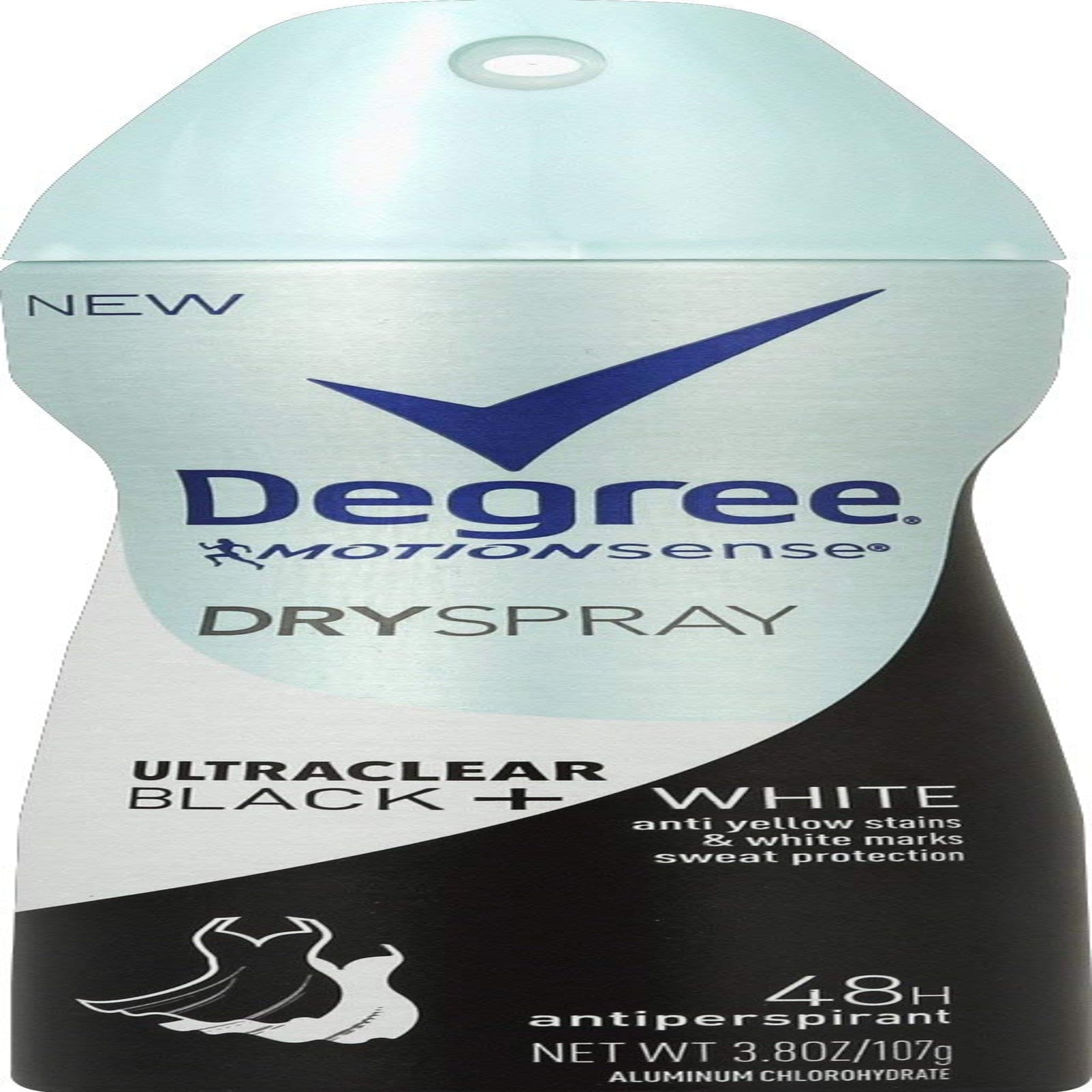 Degree UltraClear Dry Spray Black+White (3.8 oz)