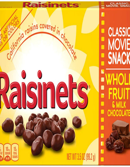 Raisinets Milk Chocolate Raisins (3.1 oz, 15 Pack)