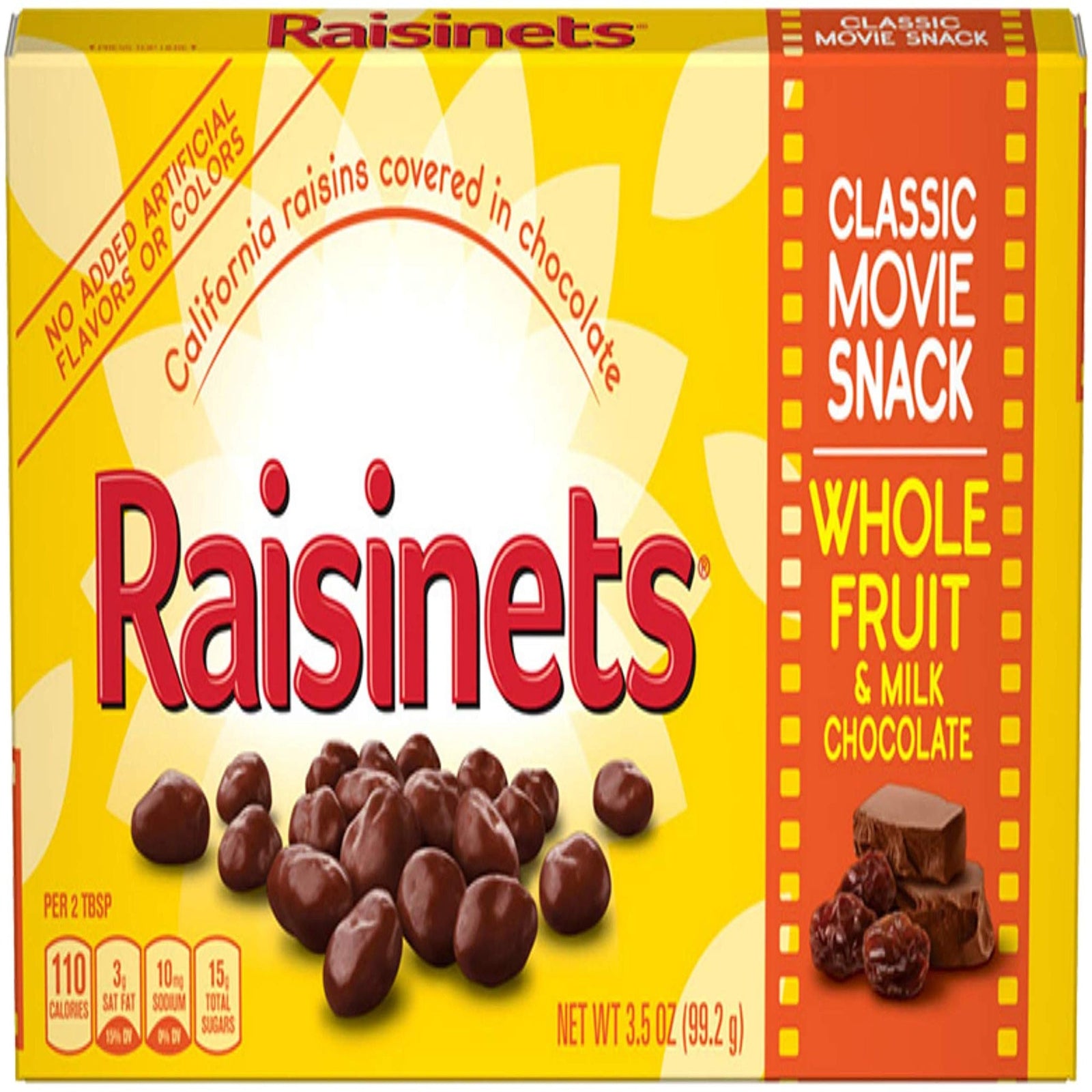 Raisinets Milk Chocolate Raisins (3.1 oz, 15 Pack)