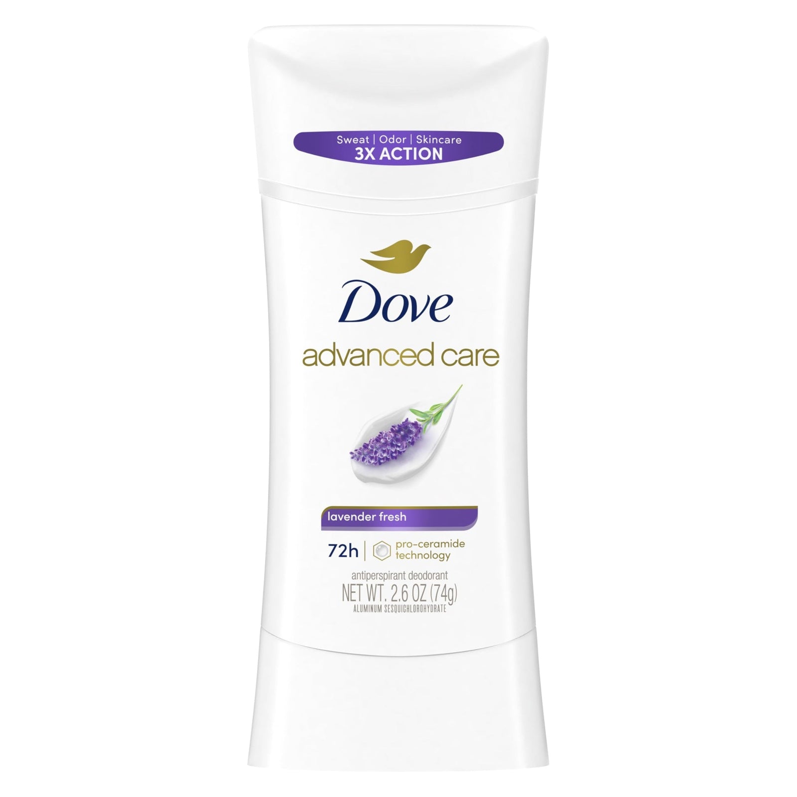 Dove Advanced Care Deodorant Stick Lavender Fresh (2.6 oz)