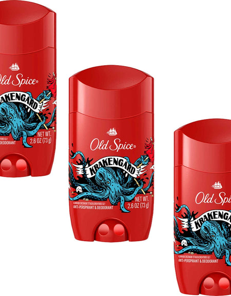 Old Spice Antiperspirant & Deodorant Krakengard (2.6 oz, 3 Pack)
