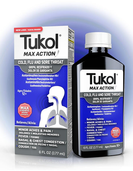 TUKOL Max Action Cough & Cold Medicine (6 oz)