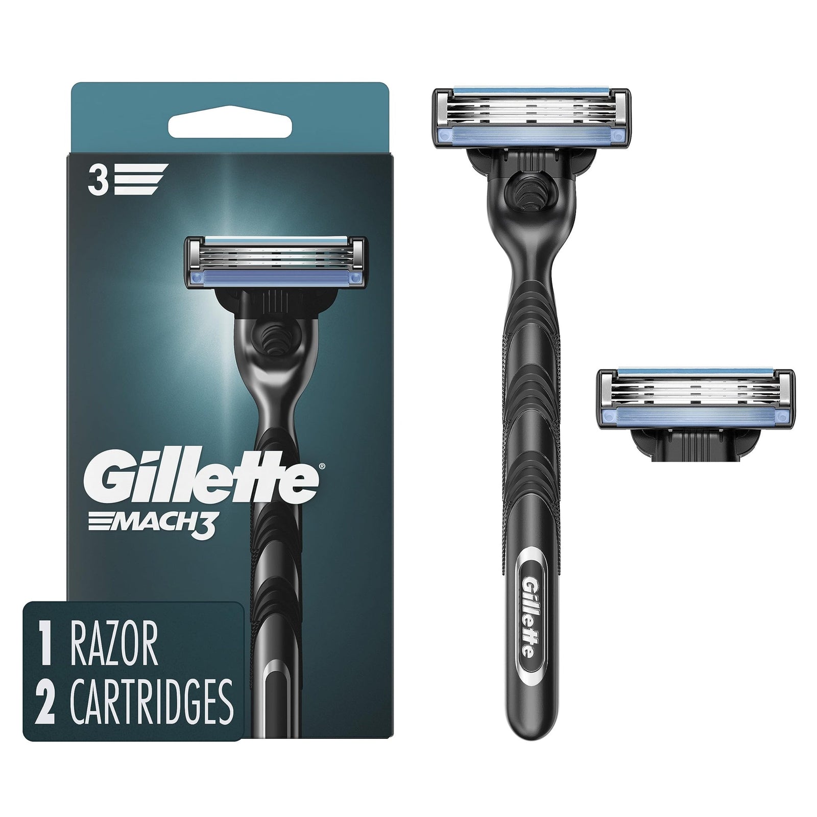 Gillette Mach3 Razor with 2 Refills