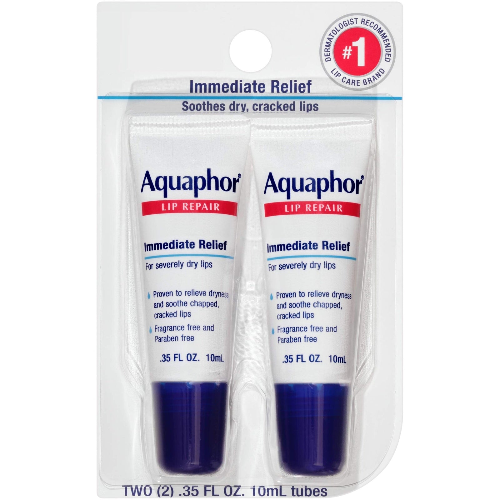 Aquaphor Lip Repair (.35 oz, 2-pack)