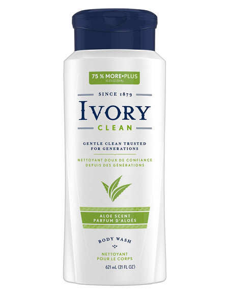 Ivory Aloe Body Wash (21 oz)