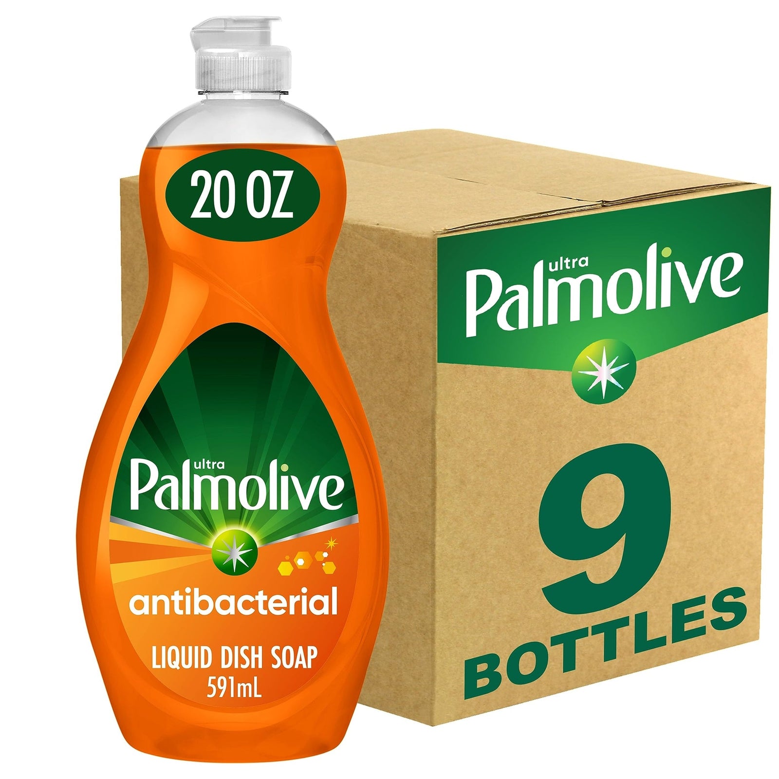 Palmolive Ultra Antibacterial Dish Soap (20 oz, 9 Pack)