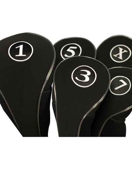 Generic Golf Zipper Head Covers (5 Pack)