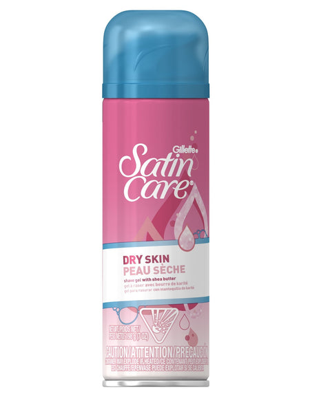 Gillette Satin Care Shave Gel Dry Skin (7 oz)