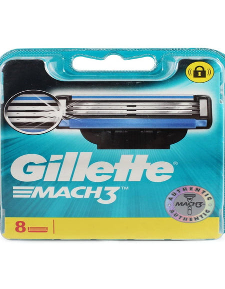 Gillette Mach3 Razor Blades (8 Count)
