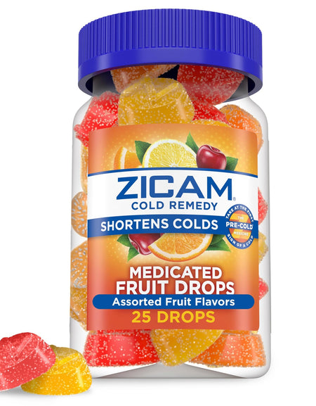Zicam Cold Remedy Fruit Drops (25 Count)