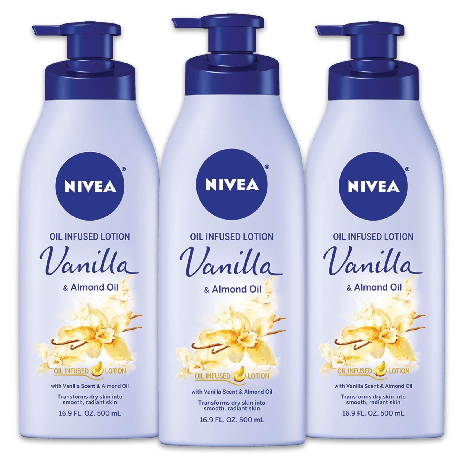 Nivea Vanilla Body Lotion (16.9 oz, 3 Pack)