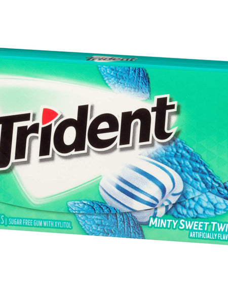 Trident Mint Sweet Twist Sugar-Free Gum (14 Pieces, 144 Pack)