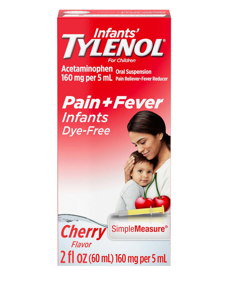 Infants' Tylenol Dye-Free Cherry Liquid (2 oz)
