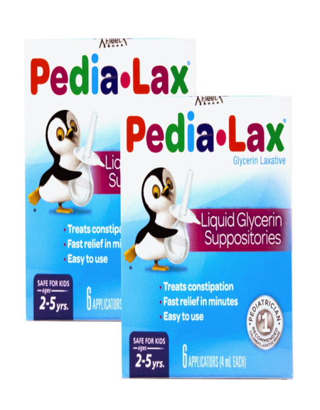 Fleet Pedia-Lax Liquid Glycerin Suppositories (6 ct, 2-pack)