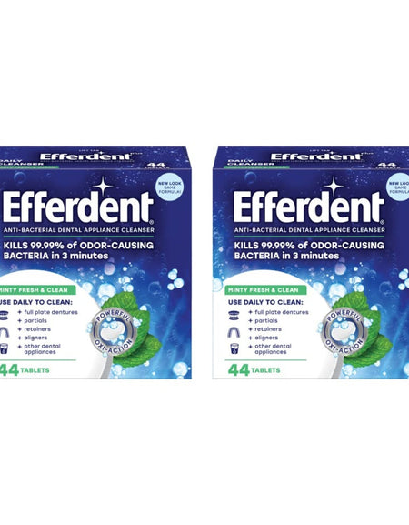 Efferdent Retainer Cleaning Tablets (44 ct, 2-pack)