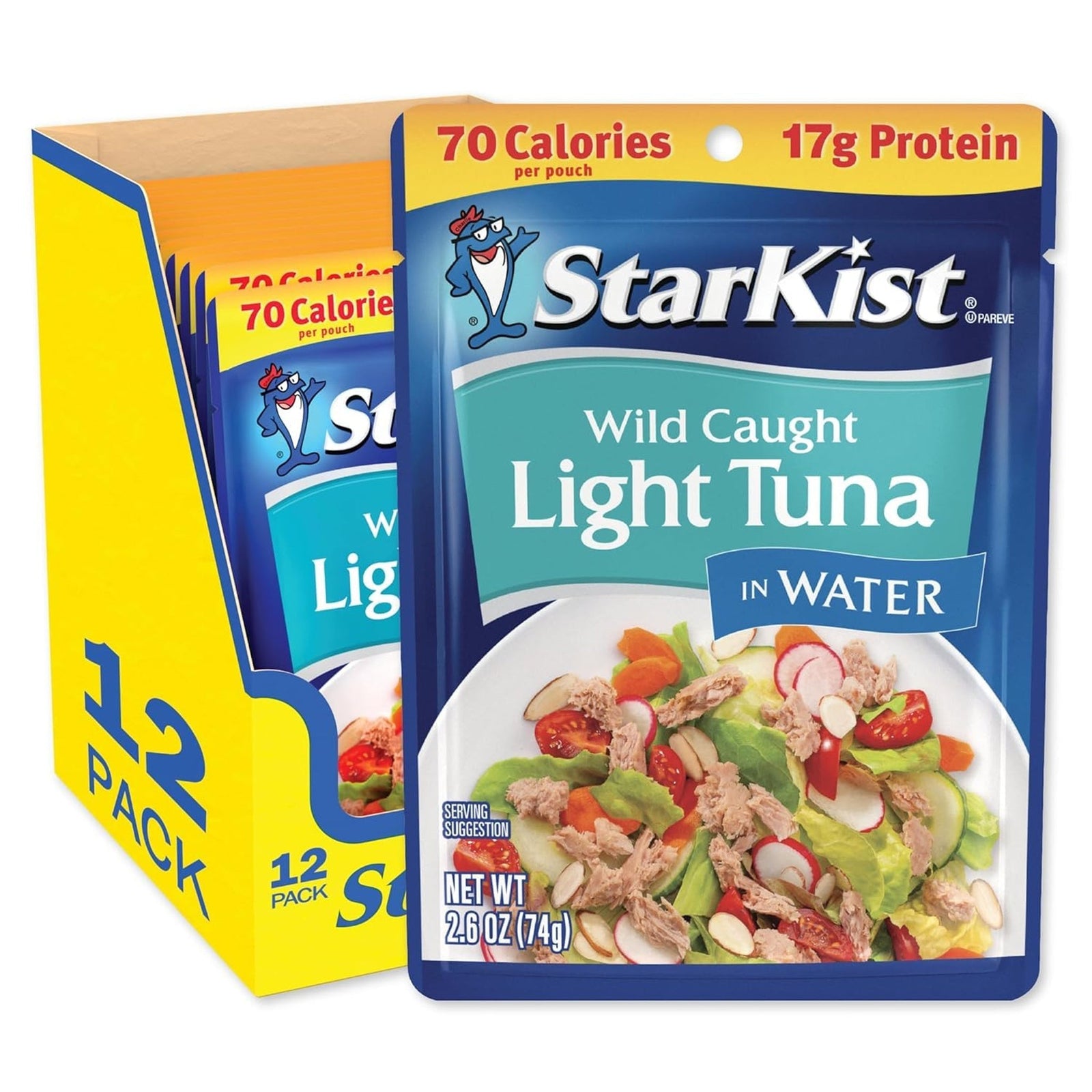 StarKist Chunk Light Tuna Pouch (2.6 oz, 12-pack)