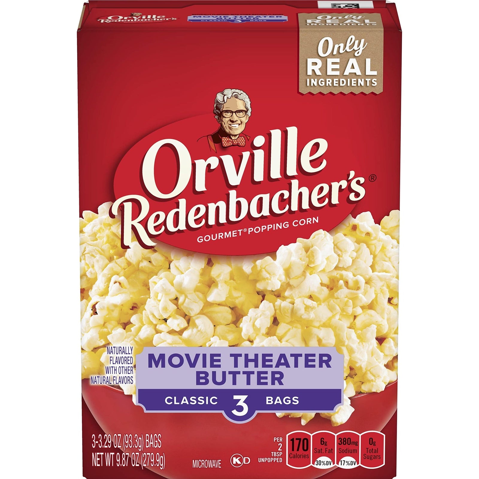 Orville Redenbacher's Movie Theater Popcorn (3.29 oz, 3-pack)