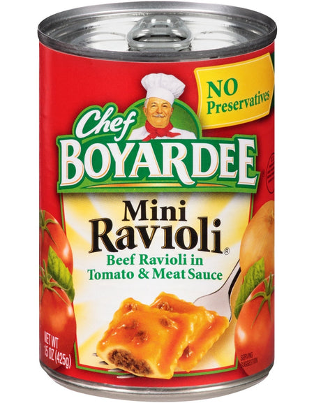 Chef Boyardee Beef Mini Ravioli (15 oz, 5-pack)