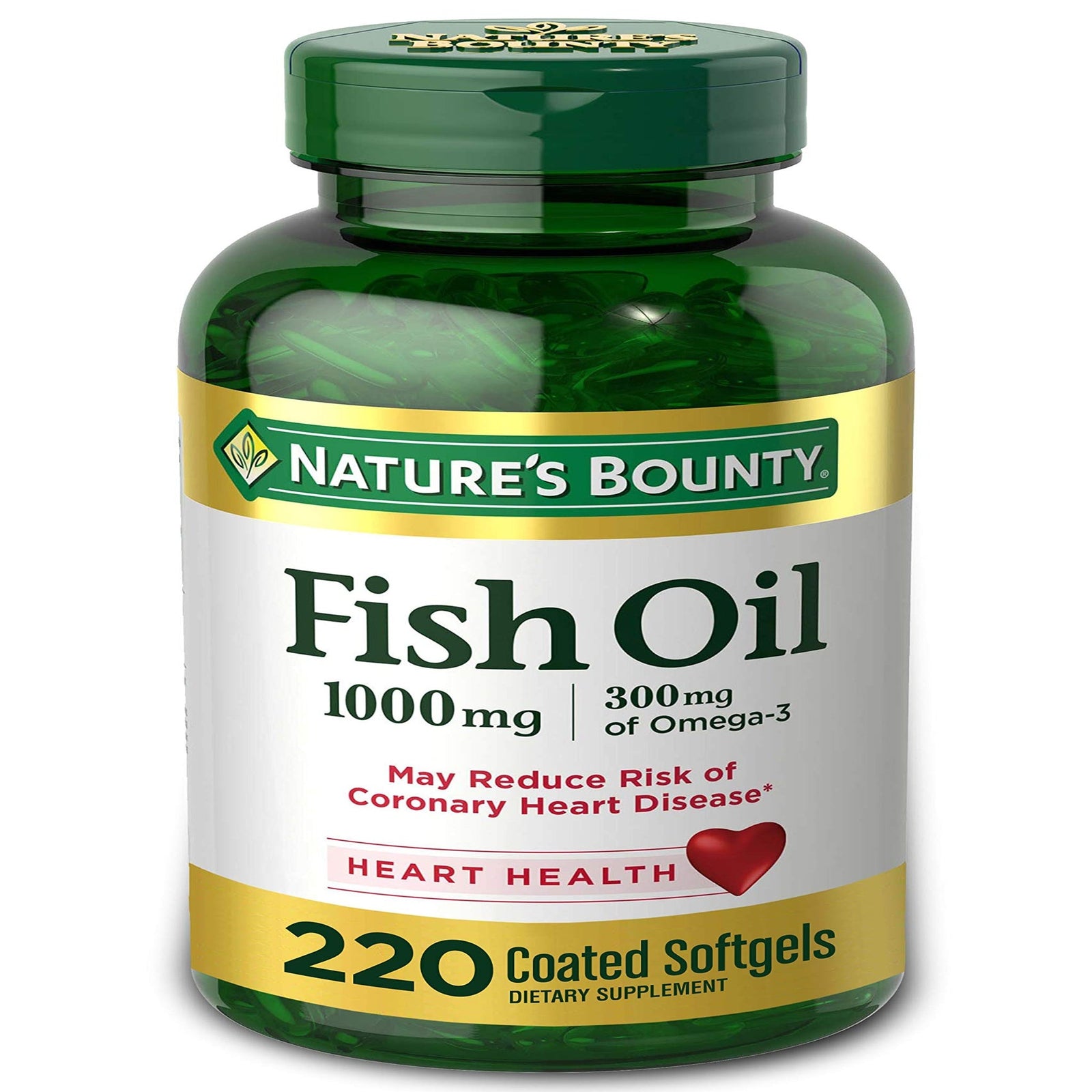 Nature's Bounty Fish Oil 1000 mg Softgels (220 ct)
