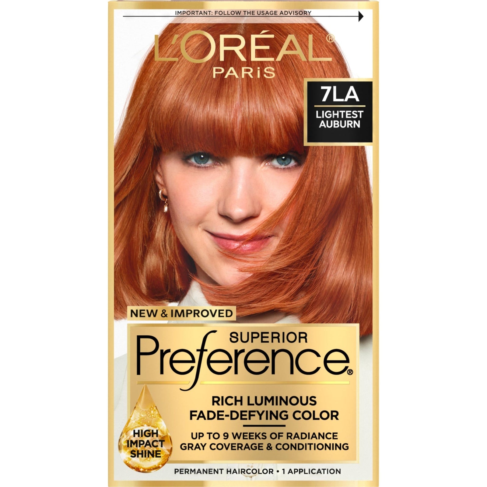 L'Oreal Hair Color (Lightest Auburn)