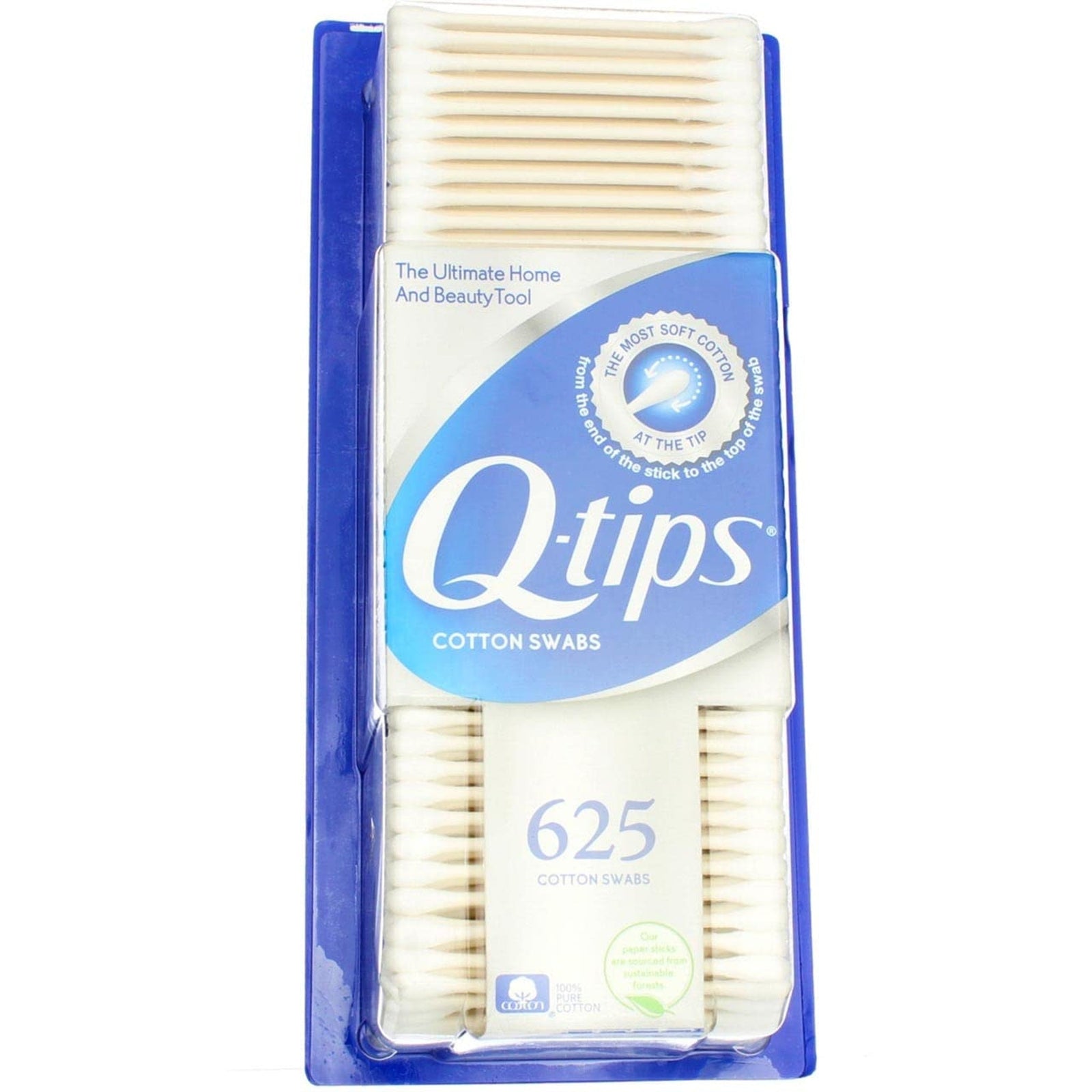 Q-Tips Cotton Swabs (625 ct)