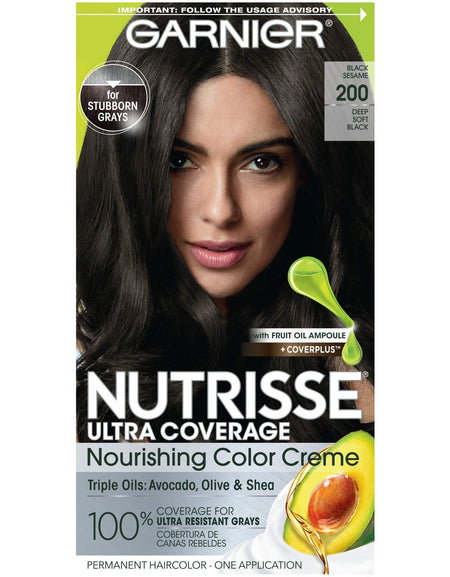 Garnier Nutrisse Hair Color - Deep Soft Black (1 ct)