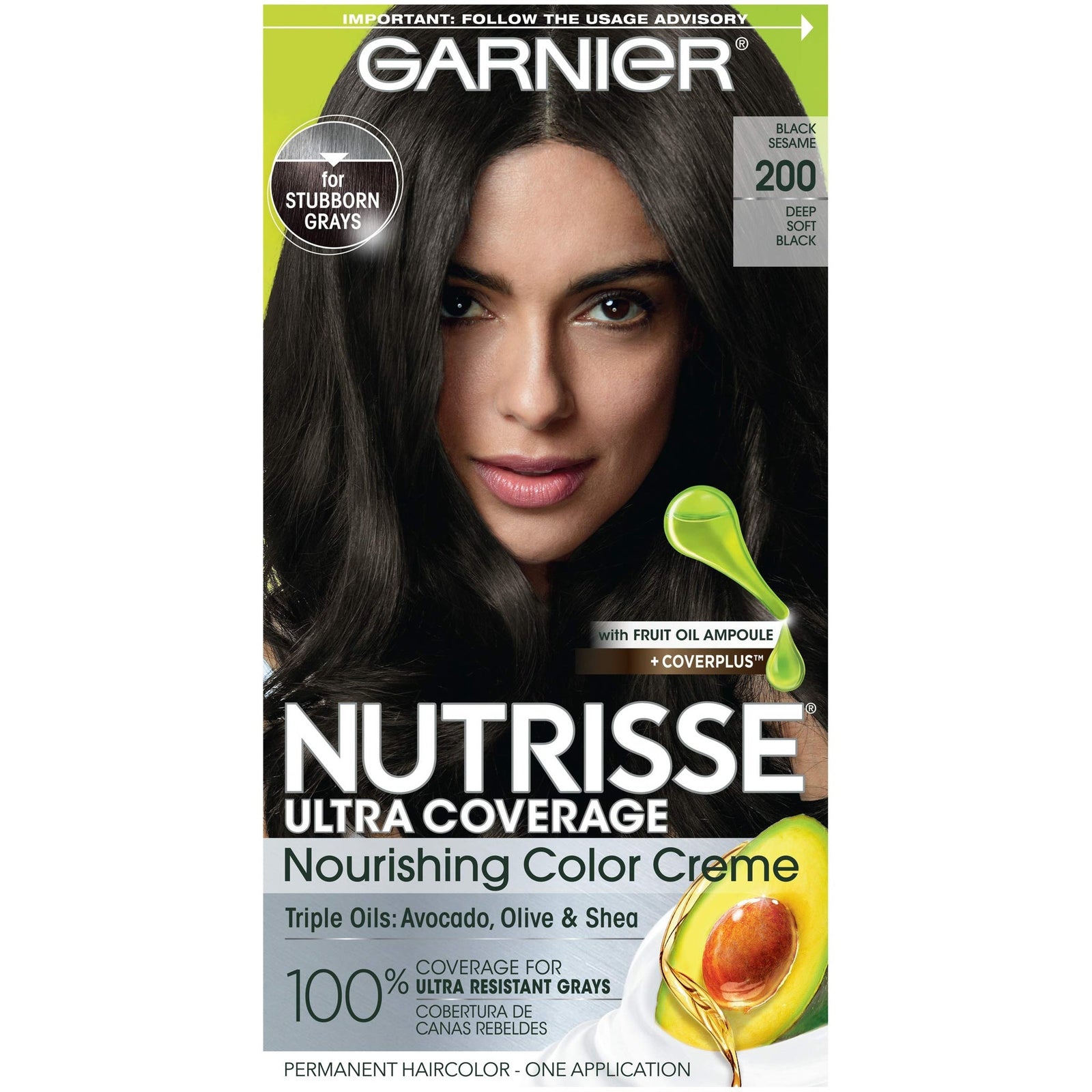 Garnier Nutrisse Hair Color - Deep Soft Black (1 ct)