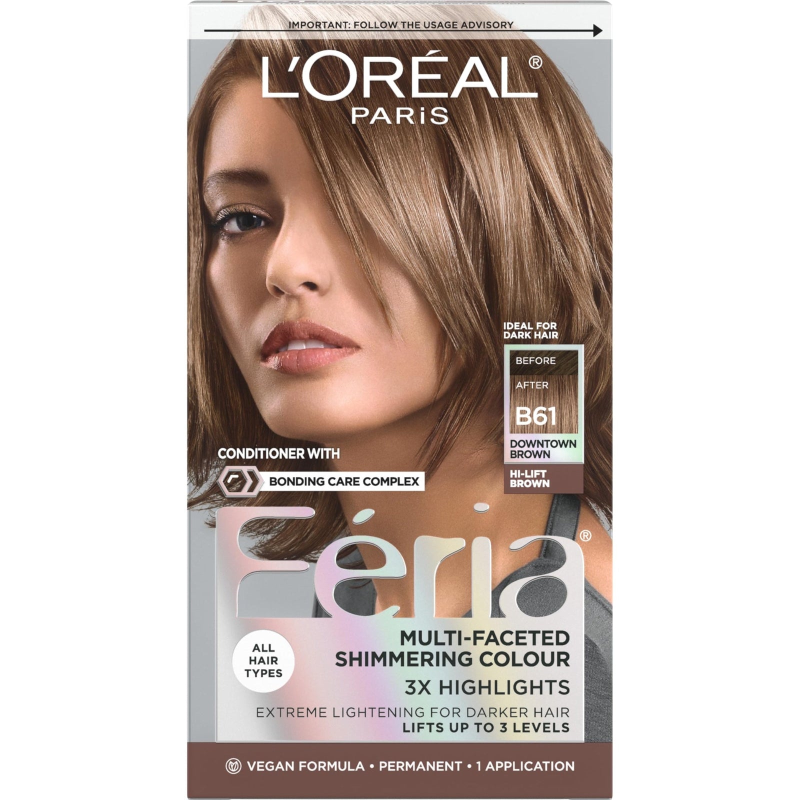 L'Oreal Hair Color (Downtown Brown)