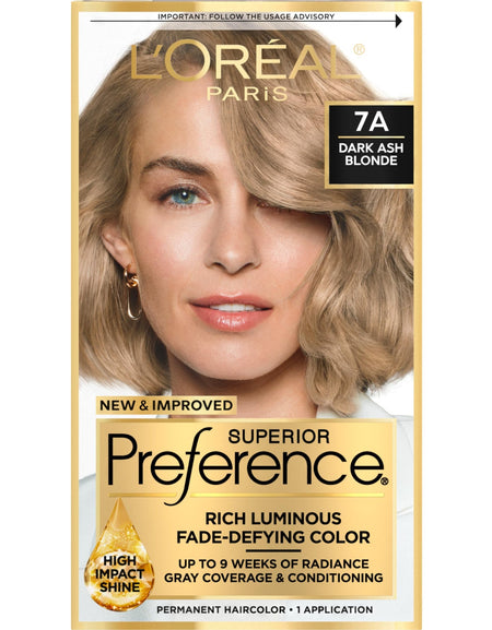 L'Oreal Hair Color (Dark Ash Blonde)