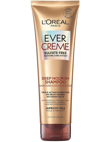 L'Oreal EverCreme Deep Nourish Shampoo (8.5 oz, 2 Pack)