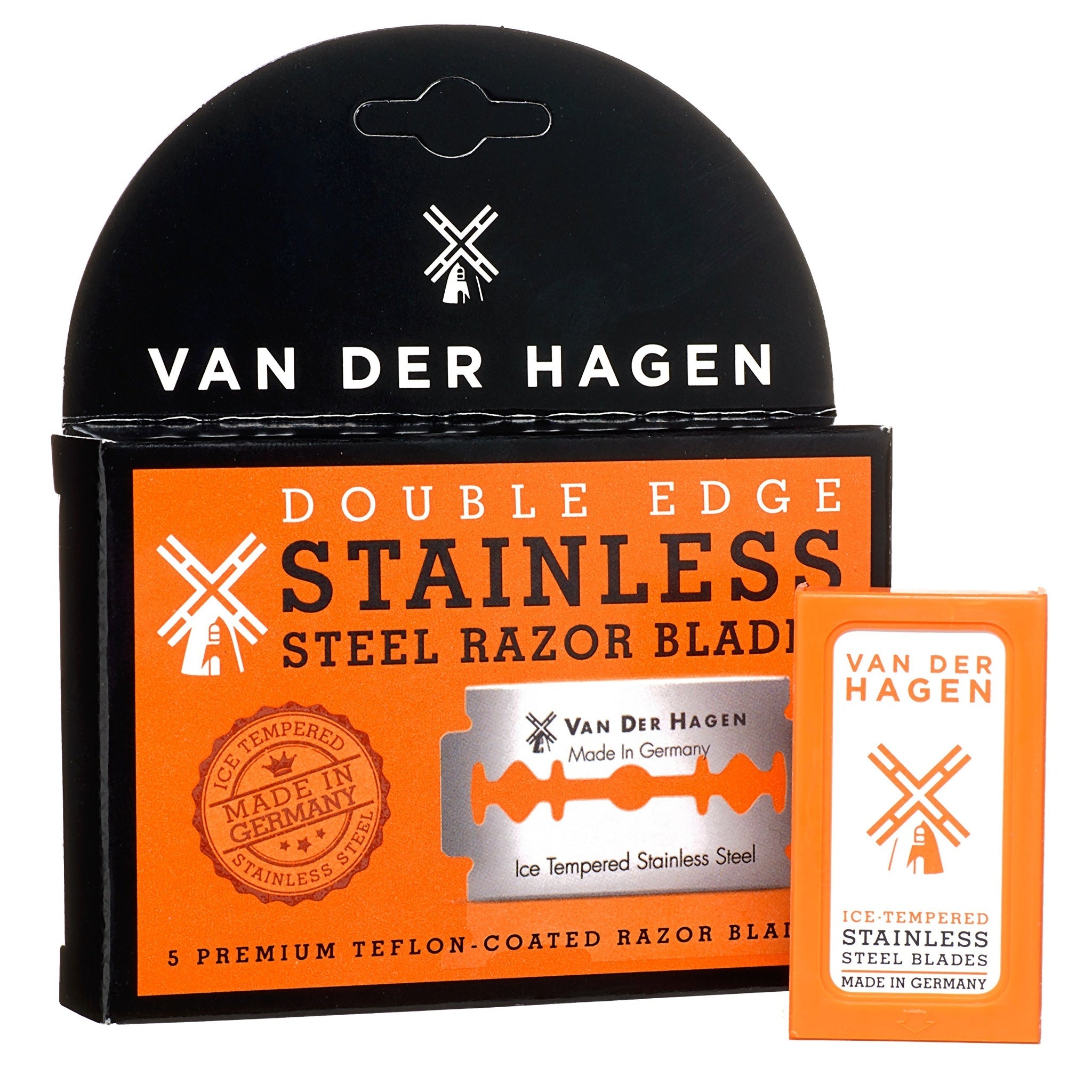 Van Der Hagen Double Edge Razor Blades (5 Count, 3 Pack)