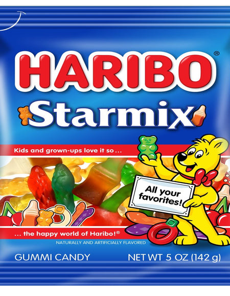 Haribo Gummi Candy Starmix (5.6 oz, 12 Pack)