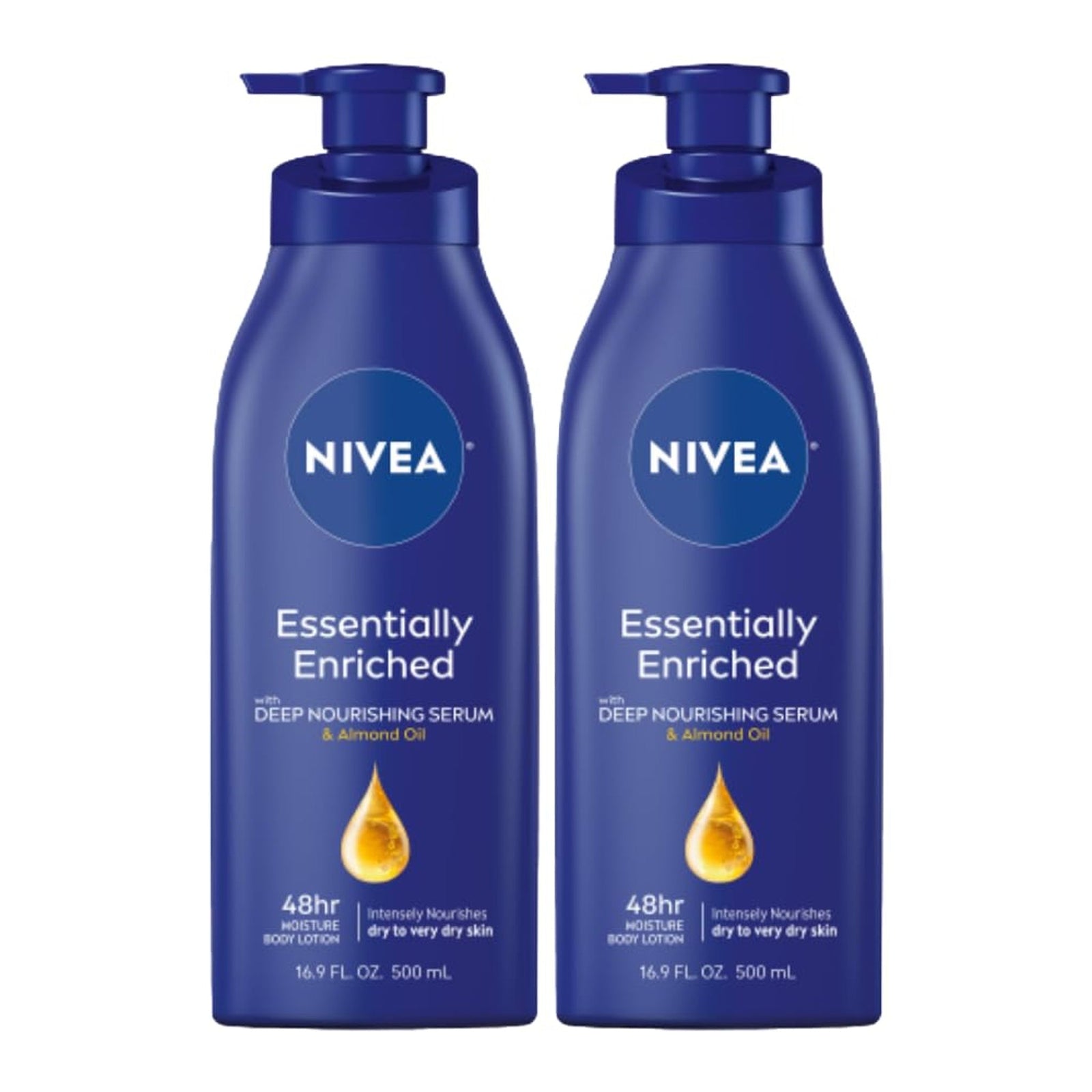 Nivea Essentially Enriched Body Lotion (16.9 oz, 2 Pack)