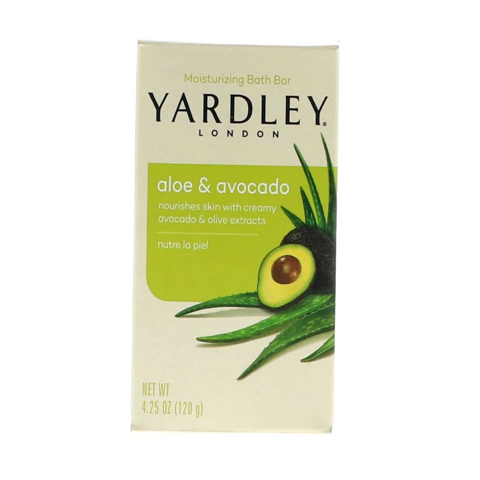 Yardley Bath Bar Aloe & Avocado (4 oz, 10 Pack)